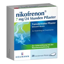 NIKOFRENON 7 mg/24 óra transzdermális tapasz, 28 db