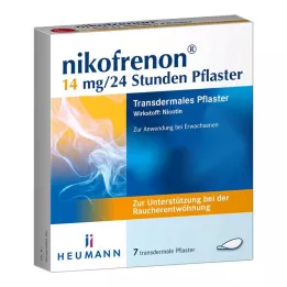 NIKOFRENON 14 mg/24 óra transzdermális tapasz, 7 db