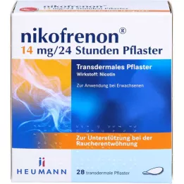 NIKOFRENON 14 mg/24 órás gipsz Transdermal, 28 db