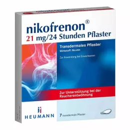 NIKOFRENON 21 mg/24 óra transzdermális tapasz, 7 db