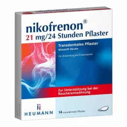 NIKOFRENON 21 mg/24 óra transzdermális tapasz, 14 db