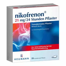 NIKOFRENON 21 mg/24 óra transzdermális tapasz, 28 db