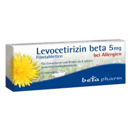 Levocetirizine Beta 5 mg filmtabletta (6 db)