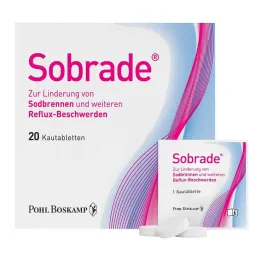 SOBRADE Rágótabletta, 20 db