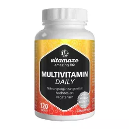 MULTIVITAMIN DAILY jód nélküli vegetáriánus kapszula, 120 db