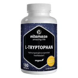 L-TRYPTOPHAN 500 mg-os nagy dózisú vegán kapszula, 180 db