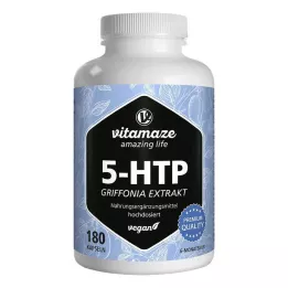 5 db-HTP 200 mg Griffonia kivonat nagy dózisú vegán kapszula, 180 db