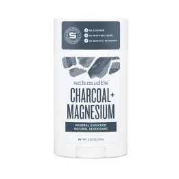 SCHMIDTS Deo Stick Signature faszén &amp; Magnézium, 75 g