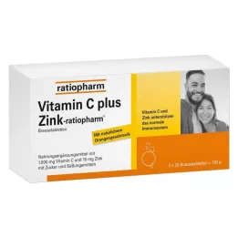 VITAMIN C PLUS Zink-ratiopharm pezsgőtabletta, 40 db