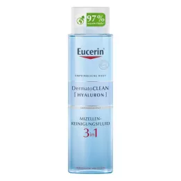 EUCERIN DermatoCLEAN Hyal.Miz.Cleansing Fluid 3 az 1-ben, 400 ml