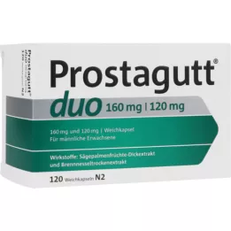 PROSTAGUTT Duo 160 mg/120 mg puha kapszulák 120 db., 120 db
