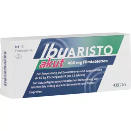 IBUARISTO Akut 400 mg -os film -bevonatú tabletták, 10 db