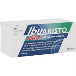 IBUARISTO Akut 400 mg -os film -bevonatú tabletták, 50 db