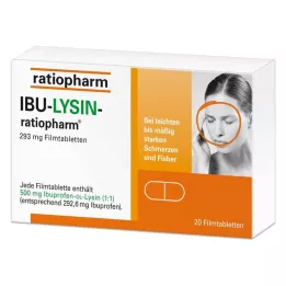 IBU-LYSIN-ratiopharm 293 mg filmtabletta, 20 db