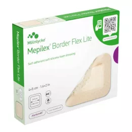 MEPILEX Border Flex Lite habkötszer 4x5 cm, 10 db