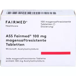 ASS Fairmed 100 mg gyomor -saffres.bletten, 100 db