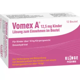 VOMEX A 12,5 mg -os gyermekek LSG.Z. elfogadja a táskát, 12 db