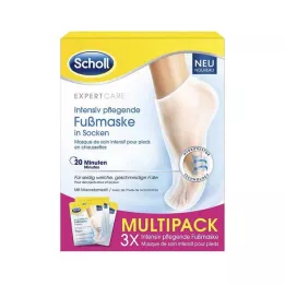 SCHOLL Intenzív tápláló lábmaszk zokniban, 3X2 db