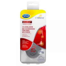 SCHOLL 3/4 beszúrja a sarok és a fájdalom 37-39,5, 1x2 db