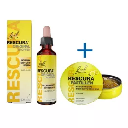 BACHBLÜTEN Original Rescura Drops alkoholmentes, 20 ml