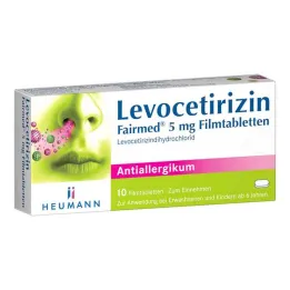 Levocetirizine Fairmed 5 mg filmtabletta (10 db)