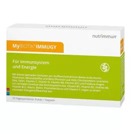 MYBIOTIK IMMUGY Kombinált kiszerelés 15x2 g+30 kapszula, 1 db