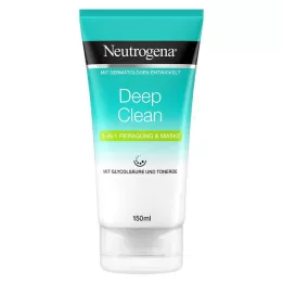 Neutrogena Mély tiszta 2-in-1 tisztító és maszk, 150 ml