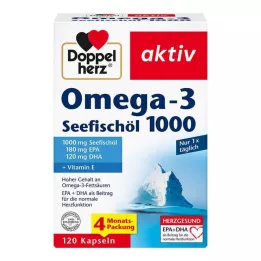 DOPPELHERZ Omega-3 tengeri halolaj 1000 kapszula, 120 db