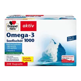 DOPPELHERZ Omega-3 tengeri halolaj 1000 kapszula, 240 db
