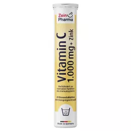 VITAMIN C 1000 mg+cink pezsgőtabletta, 20 db