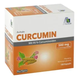 Curcumin 500 mg 95% curcuminoid + piperin kapszula, 180 db