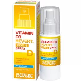 VITAMIN D3 HEVERT 1000, azaz spray, 30 ml