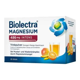 Biolectra Magnesium 486 mg intenzív ivópor Ora-Man., 20 db