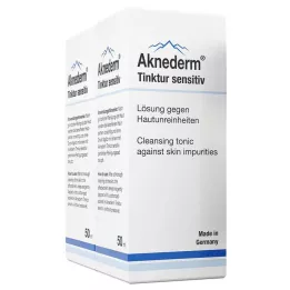 AKNEDERM Tinktúrára érzékeny, 2X50 ml