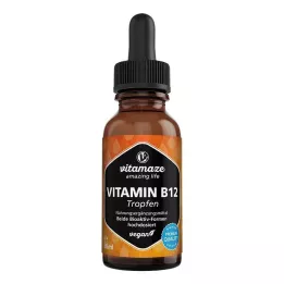 VITAMIN B12 100 µg nagy dózisú vegán cseppek, 50 ml