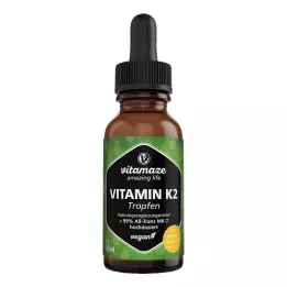 VITAMIN K2 MK7 cseppek nagy dózisú vegán, 50 ml