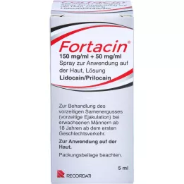 FORTACIN 150 mg/ml + 50 mg/ml spray Z.a.a. bőr, 5 ml