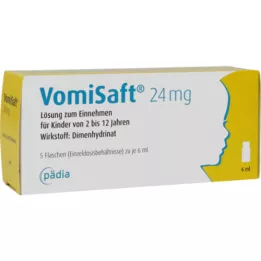VOMISAFT 24 mg megoldás, 5x6 ml