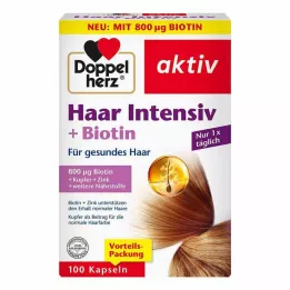 DOPPELHERZ Hair Intensive+Biotin Kapszula, 100 db