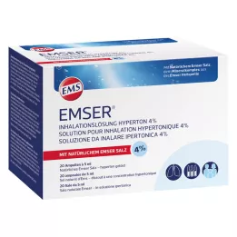 EMSER Inhalációs oldat hipertóniás 4%, 20X5 ml