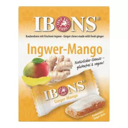 IBONS Ginger Mango Box rágócukor, 60 g