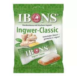 IBONS Ginger Classic zacskó rágócukor, 92 g