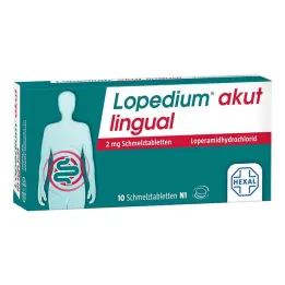 Lopedium acute lingual 2 mg szájban diszpergálódó tabletta, 10 db