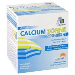 CALCIUM SONNE 500 Direct Portion Sticks, 60 db
