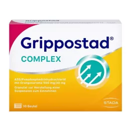 GRIPPOSTAD Komplex ASS/Pseudoeph.500/30 mg Narancs, 10 db