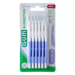 GUM Bi-Direction Interdentalb.0,6 mm világoskék, 6 db