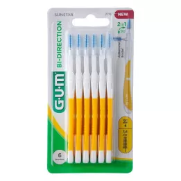 GUM Bi-Direction Interdentalb.1,4 mm sárga, 6 db