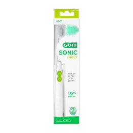 GUM SONIC DAILY Sonic fogkefe fehér, 1 db