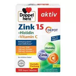 DOPPELHERZ Cink+Histidin Depot tabletta aktív, 100 db