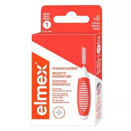 ELMEX Fogközkefék ISO 1-es méret 0,45 mm narancssárga, 8 db